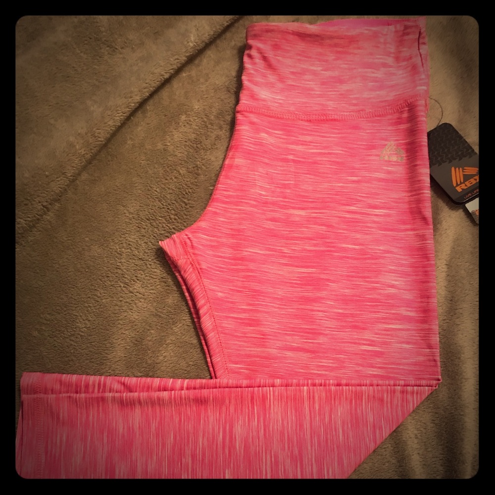 Pink RBX capri leggings